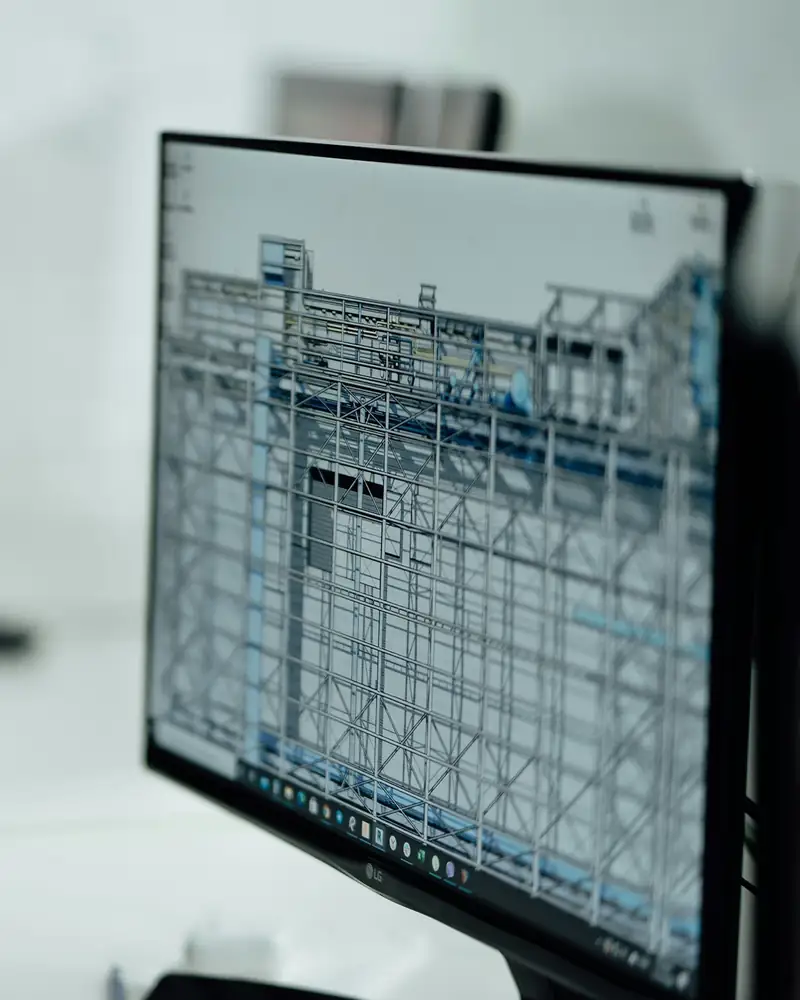 Poste de travail : une ossature modélisée en 3D à l’écran
