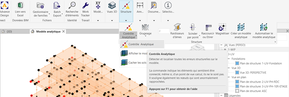 La commande Contrôle analytique dans le ruban de PowerPack