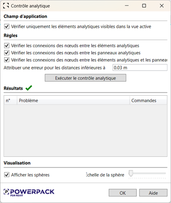 Nouveau contrôle : plus aucun problème relevé