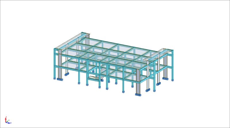 Modèle BIM bâtiment administratif