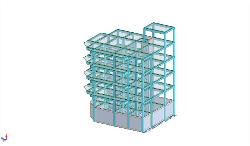 Modèle BIM immeuble R+5
